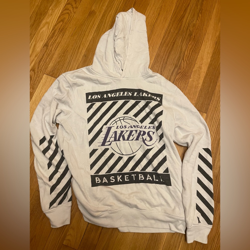 Retro Lakers basketball hoodie